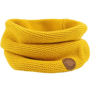 XIAOHAWANG Baby Schal Winter Strickschal Jungen Dick Warm Schlauchschal Mädchen Loop Schal Kinder Rundschal für 1-6Jahren (Gelb) - 1-6Jahren
