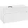 Waschbeckenunterschrank 100 x 55 cm Glossy White