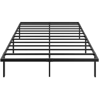 Homcom Bettgestell 140 x 200 cm Schwarz