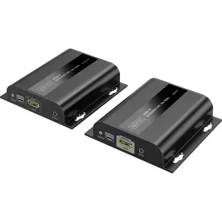 Digitus DS-55351 HDMI®, HDMI® Eingang, USB, USB-A, USB-A (USB 1.1), RJ45, Micro USB HDMI Extender Set über Netzwerkkabel RJ45 200m