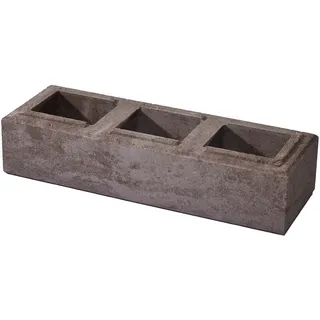 WESERWABEN® Mauersteine Trend-Line Long Grau-terra meliert Long Mauerstein 1 1⁄2
