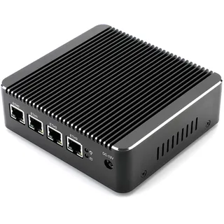 HSIPC N2940 Quad Core Firewall Micro Appliance, Mini PC, Router, 4 RJ45 1GBE Port Compatible with Pfsense OPNsense