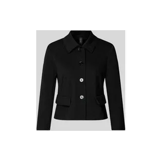 Blazer mit Umlegekragen, Black, 44
