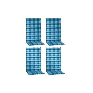 Beo Saumauflage für Hochlehner Bhamo blau Polyester-Mischgewebe B/H/L: ca. 50x6x118 cm 4er Set - blau