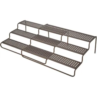 mDesign Aufbewahrungssystem mDesign Gewürzregal Regal Küchenschrank Organizer Aufbewahrung Metal