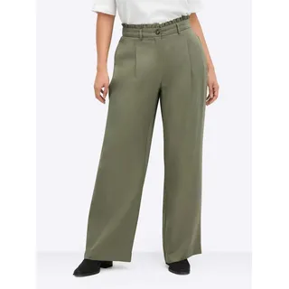 sheego Paperbag-Hose Modern Khaki 48