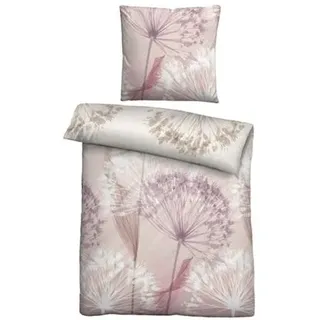 biberna® Bettwäsche Pusteblumen Mako-Satin Einzelbett, 2tlg.