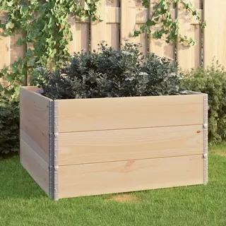 Maison Exclusive - Hochbeete 3 Stk. 100x100 cm Kiefer Massivholz - Braun