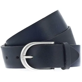 Vanzetti Damengürtel Leder 35 mm Blau 100 cm