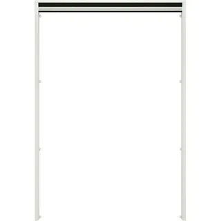 hecht International Insektenschutz Dachfenster Plissee 80 x 160 cm Weiß