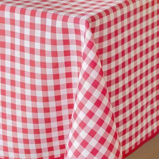 Douceur d'intérieur Tischdecke Quadratisch 150 x 150 cm Rot