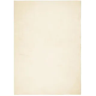 vidaXL Teppich HUARTE Kurzflor Weich und Waschbar Creme 140x200 cm