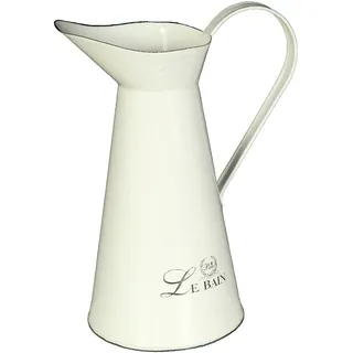 Ambiente Haus "Krug aus Emaille in Antikcreme (H) 26 cm", beige (creme), B:20cm H:26cm, Emaille, Kannen, Karaffe