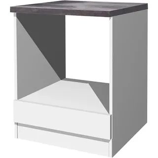 Flex-Well Herdumbauschrank Lucca 60 x 85 x 60 cm Weiß