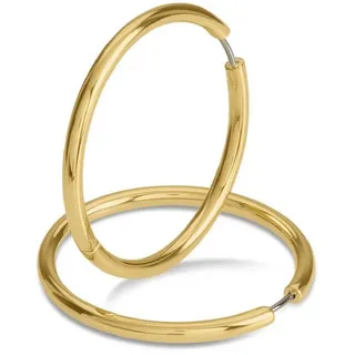 Boccia Titanium Creolen 05070-02 Titan goldplattiert 38 mm