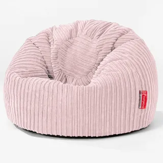 Lounge Pug Kinder Klassicher Kindersessel Sitzsack, Rosa Cordstoff, Kindersitzsack, Gaming-Sitzsack Beanbag für Jungen & Mädchen