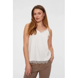 FREEQUENT Spitzentop FQBICCO-ST mit Spaghetti-Trägern weiß XXL (44)
