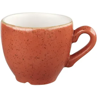 Churchill Stonecast -Espresso Cup- Inhalt: 10cl, Farbe wählbar (Spiced Orange)