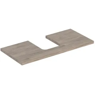 Geberit Waschtisch-Platte One 105x3x47cm, N hick./Mela Holz, AS mit.