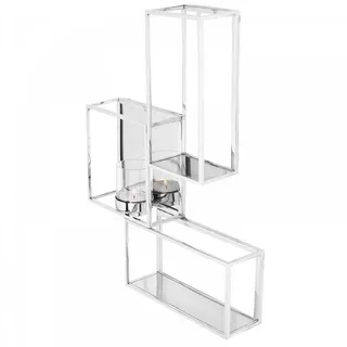 Fink Wanddekoration, Wandleuchter Travita silberfarben - (H) 54 cm | Gr.: onesize