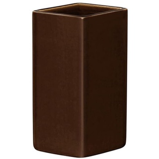 Iittala 1051701 Ruutu Vase, Keramik, braun, 180 mm