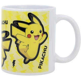 POKÉMON Tasse Pokemon Pikachu Kaffeetasse Teetasse Geschenkidee 330 ml, Keramik bunt
