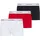 Cotton Stretch Dunkelblau/Weiß/Rot L 3er Pack