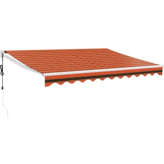 vidaXL Markise 3 x 2,5 m braun/orange