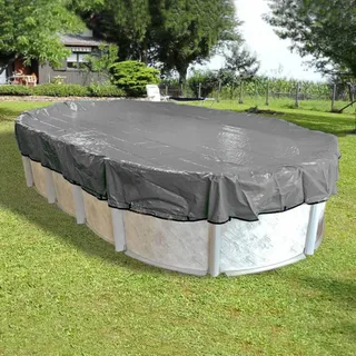 Poolabdeckung Winter, oval, 737 x 360 cm, Premium, extra reißfest