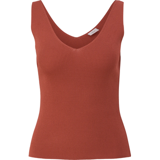 s.Oliver - Stricktop aus Viskosemix, Damen, Orange, 38