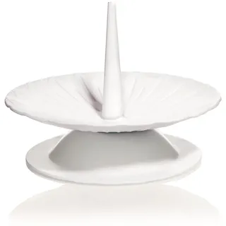 Wiedemann Metallleuchter mit Dorn, Wachs, Weiß, 3 x 10 cm