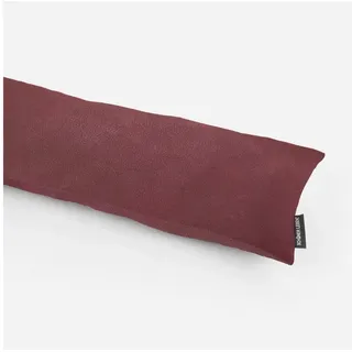 SCHÖNER LEBEN. Zugluftstopper SCHÖNER LEBEN. Zugluftstopper Kunstleder Dust uni bordeaux, handmade rot 15 cm x 110 cm x 15 cm