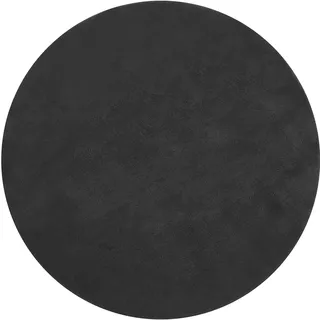 Tectake Soft Zone Kurzflorteppich 120 x 120 cm Anthrazit
