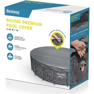 BESTWAY Abdeckung grau 549 cm