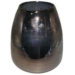 Cor Mulder Teelichtglas, Grau, Glas, 25 cm, Dekoration, Windlichter & Laternen, Teelichthalter