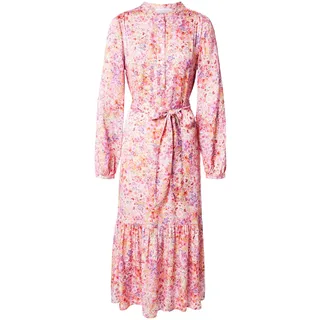 Rich & Royal Kleid creme / oliv / dunkelorange / pink 44