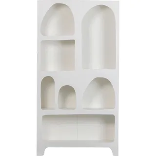 Woood Standregal 95 x 32 x 180 cm Weiß