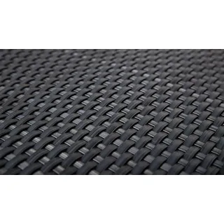 EXCOLO Rattan Balkon-Sichtschutz 90cm Höhe, 100% Blickdicht, ca. 4mm dick in anthrazit, grau, dunkelgrau wie RAL 7016 Sichtschutz Sichtblende Balkonverkleidung Balkonbespannung Blickdicht