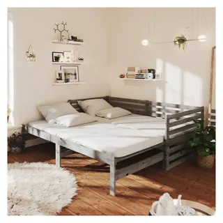 vidaXL Breanna 90 x 200 cm Grau