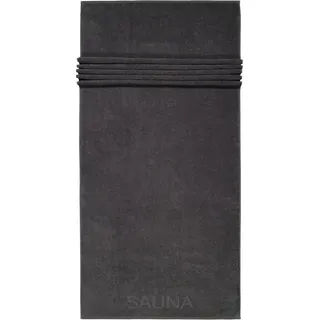 Cawö Saunatuch Pure 6501, 100% Baumwolle (1-St) grau
