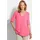 Kurzarmbluse Chiffonbluse pink 21