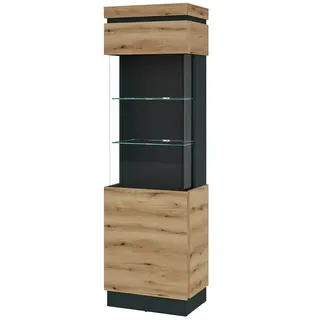 möbel jack Vitrine Corte 60 x 40 x 201 cm Braun