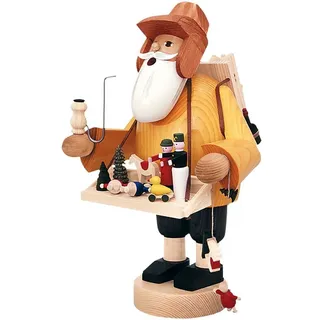 KWO Erzgebirge Räuchermann Spielzeughändler (L) Höhe 35 cm