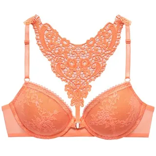 LASCANA Push-up-BH Damen neon pfirsich Gr.70A