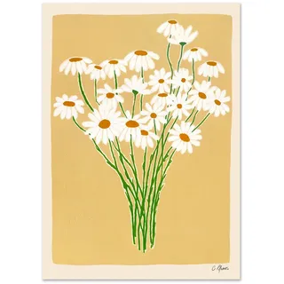 The Poster Club - Daisies von Carla Llanos, 70 x 100 cm