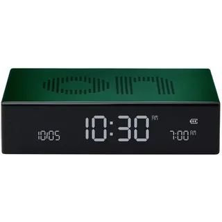 Lexon LR152DG1 Digitalwecker Flip Premium Dunkelgrün