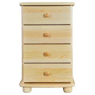 Xlmoebel Kommode Massivholz-Kommode aus handgefertigtem Vollholz mit Stauraum (Kommode, 1 St., Kommode), Hergestellt in Europa braun