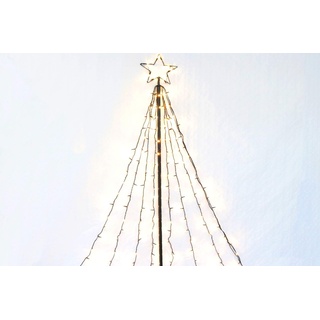 LED Leuchtpyramide 200 LED Weihnachtsbaum aus Lichterketten
