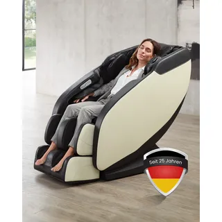 Massagesessel Welcon Prestige II mit Fußmassage | schwarz-weiß