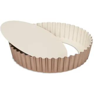 Patisse  Quicheform, Pink, Metall, 26x6x26 cm, Backen, Backformen